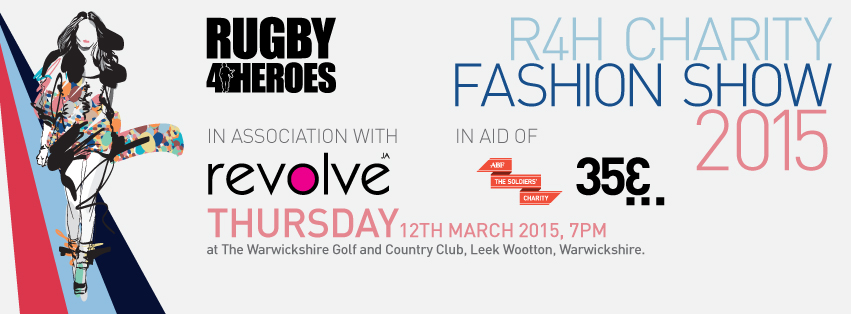 Rugby4Heroes Fashion Show Advert